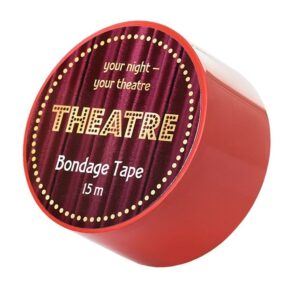 Красный бондажный скотч TOYFA Theatre - 15 м.