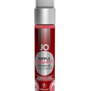 Возбуждающий гель JO Nipple Titillator Electric Strawberry - 30 мл.