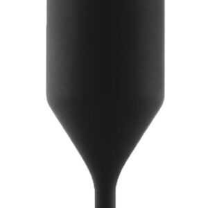 Чёрная пробка для ношения B-vibe Snug Plug 5 - 14 см.