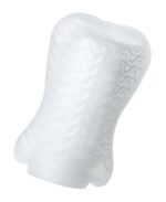 Белый мастурбатор A-Toys Pocket Wavy