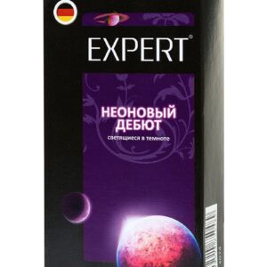 Светящиеся в темноте презервативы Expert Неоновый дебют - 8 шт.