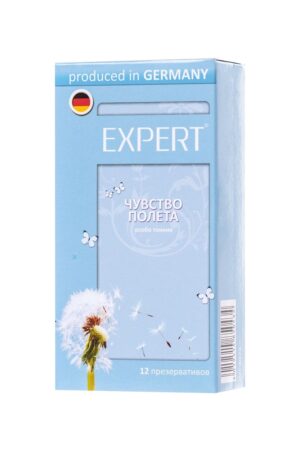 Супертонкие презервативы Expert Чувство полета - 12 шт.