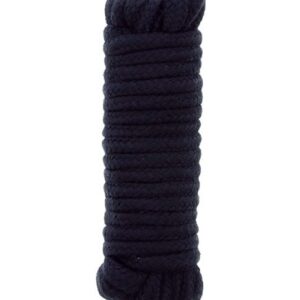 Чёрная веревка для связывания BONDX LOVE ROPE - 5 м.