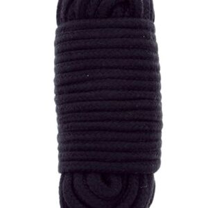 Черная веревка для связывания BONDX LOVE ROPE - 10 м.