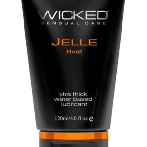 Анальный согревающий лубрикант WICKED JELLE HEAT на водной основе - 120 мл.