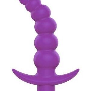 Фиолетовая вибрирующая анальная елочка Sweet Toys - 10,8 см.