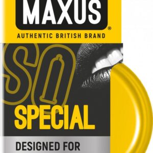 Презервативы с точками и рёбрами в железном кейсе MAXUS Special - 3 шт.