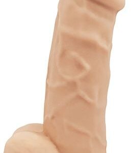 Телесный реалистичный фаллоимитатор DILDO 8.5INCH FLESH - 21,6 см.