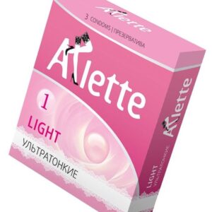 Ультратонкие презервативы Arlette Light - 3 шт.