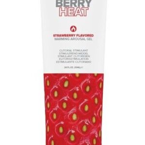 Стимулирующий клиторальный гель со вкусом клубники JO Sweet Berry Heat - 10 мл.