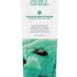 Стимулирующий клиторальный гель со вкусом мятного шоколада JO Mint Chip Chill - 10 мл.