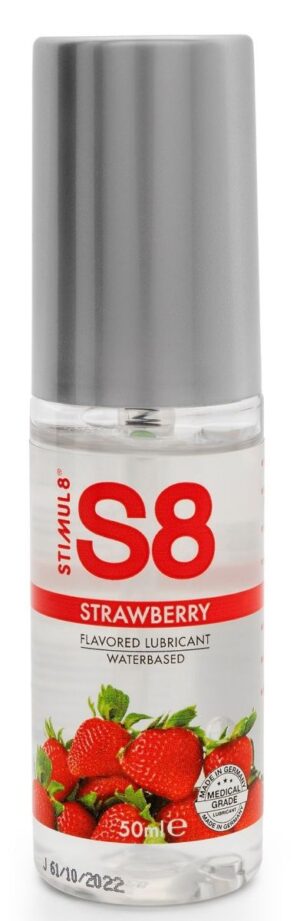 Лубрикант S8 Flavored Lube со вкусом клубники - 50 мл.