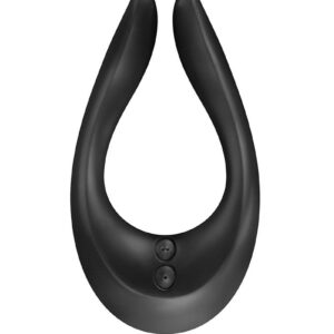 Чёрный многофункциональный стимулятор для пар Satisfyer Endless Joy