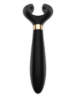 Чёрный вибромассажер для пар Satisfyer Endless Fun
