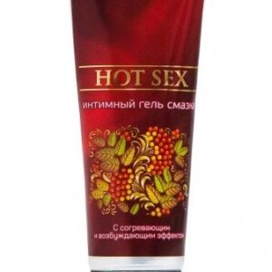 Интимный лубрикант с разогревающим эффектом HOT SEX - 30 мл.
