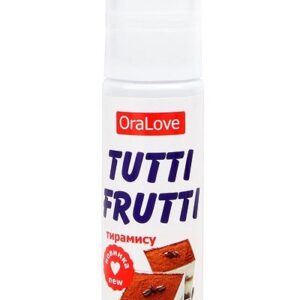 Гель-смазка Tutti-frutti со вкусом тирамису - 30 гр.
