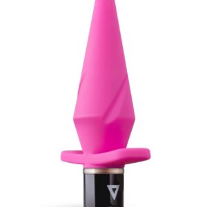 Розовый анальный вибратор LilPlug Vibrator - 13,5 см.