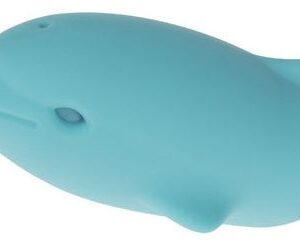 Голубой вибростимулятор-дельфин Lastic Pocket Dolphin - 7,5 см.