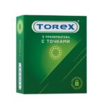 Текстурированные презервативы Torex С точками - 3 шт.