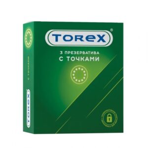 Текстурированные презервативы Torex С точками - 3 шт.