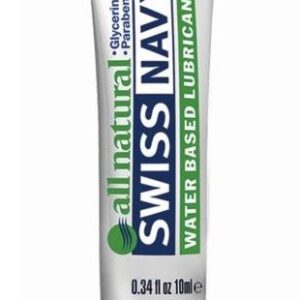 Гипоаллергенный лубрикант Swiss Navy All Natural Water Base Lubricant - 10 мл.