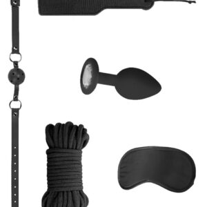 Черный игровой набор Introductory Bondage Kit №5