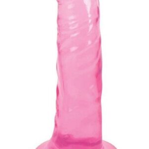 Розовый фаллоимитатор Slim Stick Dildo - 15,2 см.