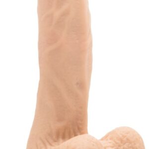 Телесный фаллоимитатор Realistic Cock With Scrotum 7 Inch - 18 см.