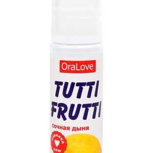 Гель-смазка Tutti-frutti со вкусом сочной дыни - 30 гр.
