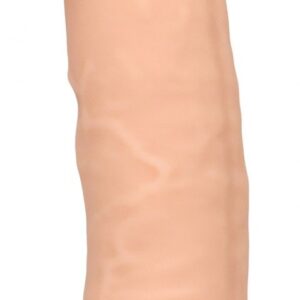 Телесный фаллоимитатор без мошонки Silicone Dildo Without Balls - 15,3 см.