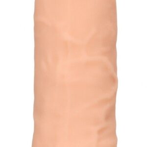 Телесный фаллоимитатор без мошонки Silicone Dildo Without Balls - 19,2 см.