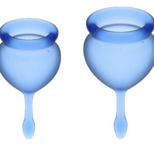 Набор синих менструальных чаш Feel good Menstrual Cup