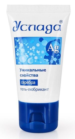 Гель-лубрикант Услада с серебром - 30 гр.
