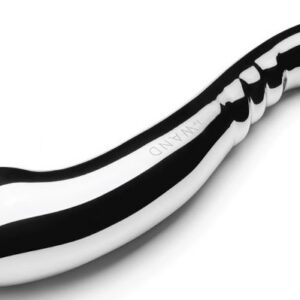 Серебристый утяжеленный фаллоимитатор Contour - 28,6 см.