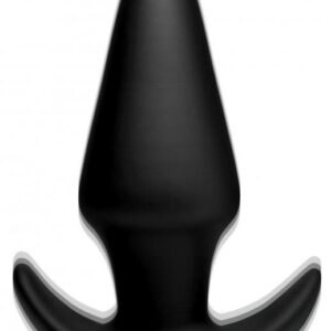 Черная анальная вибропробка Kinetic Thumping 7X Large Anal Plug - 13,3 см.