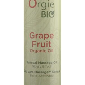Органическое масло для массажа ORGIE Bio Grapefruit с ароматом грейпфрута - 100 мл.