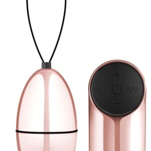 Розовое виброяйцо New Vibrating Egg с пультом ДУ