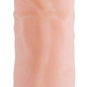 Телесный реалистичный фаллоудлинитель 9 Inch Silicone Cock Sheath Penis Extender - 22,86 см.
