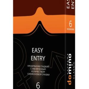 Презервативы с увеличенным количеством смазки DOMINO Classic Easy Entry - 6 шт.