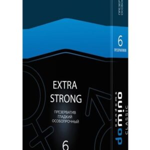 Суперпрочные презервативы DOMINO Classic Extra Strong - 6 шт.