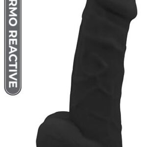 Черный фаллоимитатор на присоске DILDO 8.5INCH - 20 см.