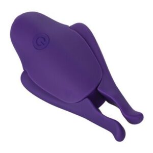 Фиолетовые виброзажимы для сосков Nipple Play Rechargeable Nipplettes