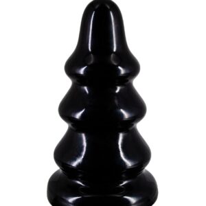 Черная анальная пробка MAGNUM 18 - 20,5 см.