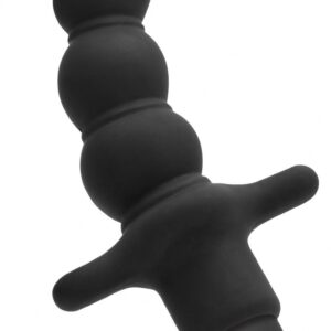 Черный анальный вибростимулятор N 53 Anal Finger Stimulator - 16,5 см.