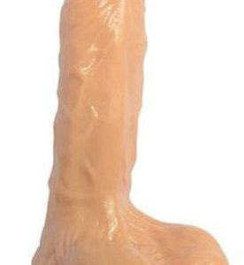 Телесный фаллоимитатор 7 inch Carved Dong - 18 см.