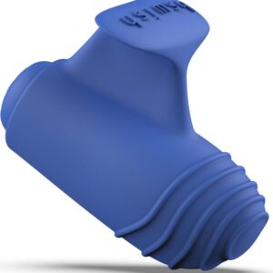 Синий вибростимулятор на пальчик Bteased Basic Finger Vibrator