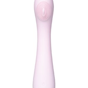 Нежно-розовый вибратор PPP SHIO-PRO - 21 см.
