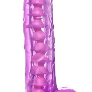 Фиолетовый реалистичный фаллоимитатор Celiam - 20,5 см.
