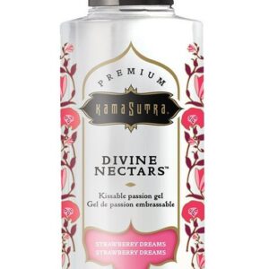 Гель-лубрикант на водной основе Divine Nectars Strawberry Dream с ароматом клубники - 150 мл.