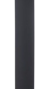 Черная насадка для анального душа Silicone Douche Tube - 24,5 см.